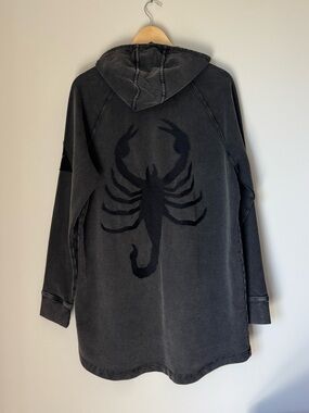 John Varvatos Scorpion Zip Up Hoodie